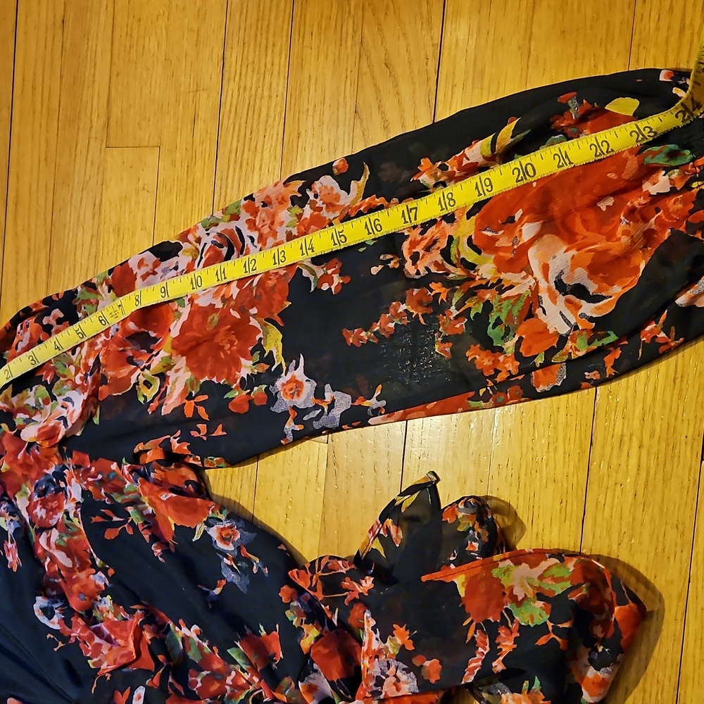 London Times Size 12 Faux Wrap Dress - Picture 9 of 16